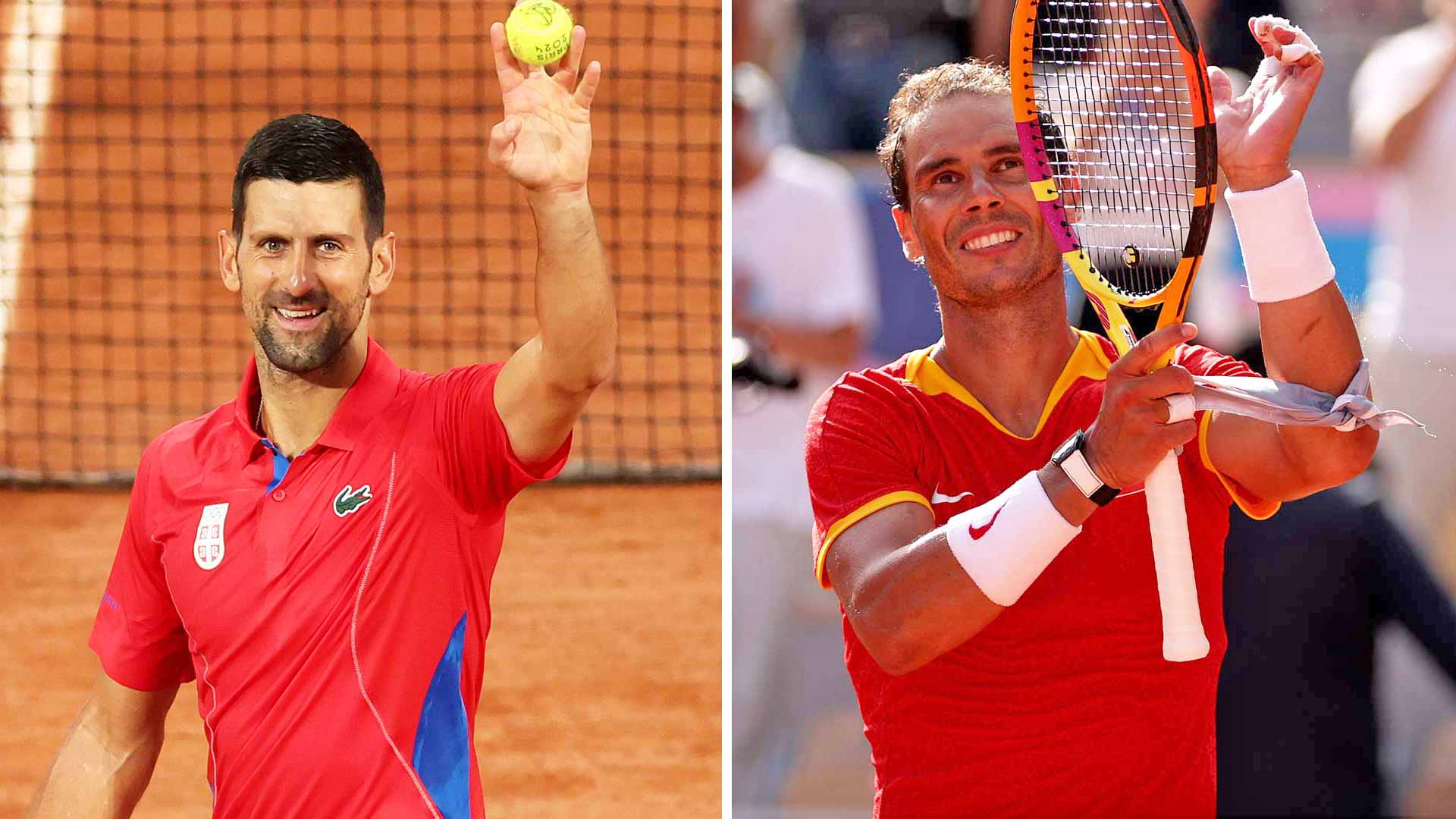 When will Djokovic & Nadal play at the Paris Olympics?