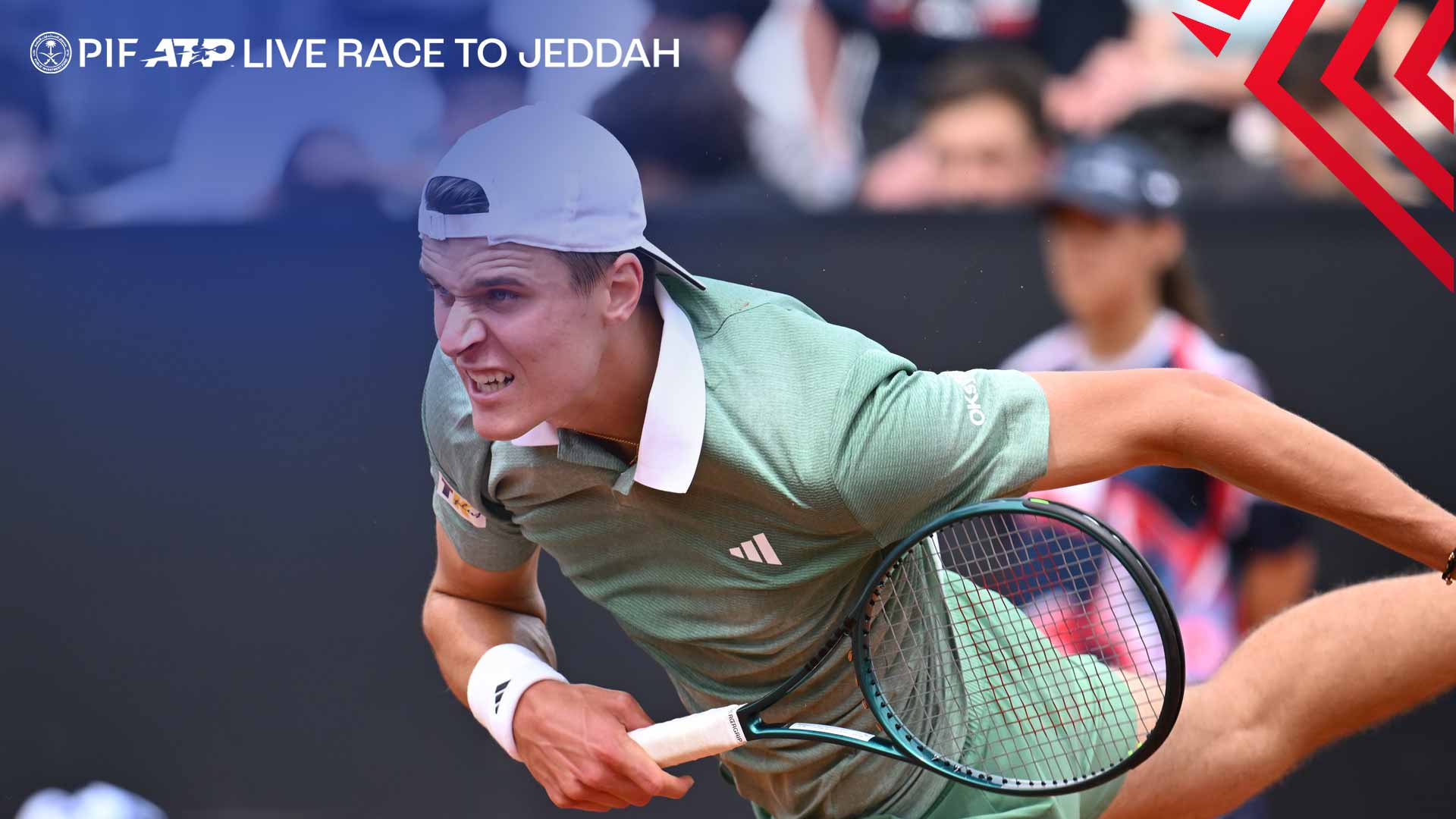 Jakub Mensik is second in the PIF ATP Live Race To Jeddah.