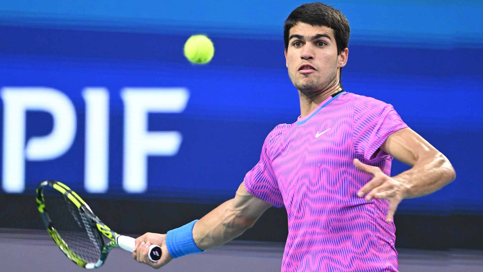 Carlos Alcaraz is second in the PIF ATP Live Race To Turin.
