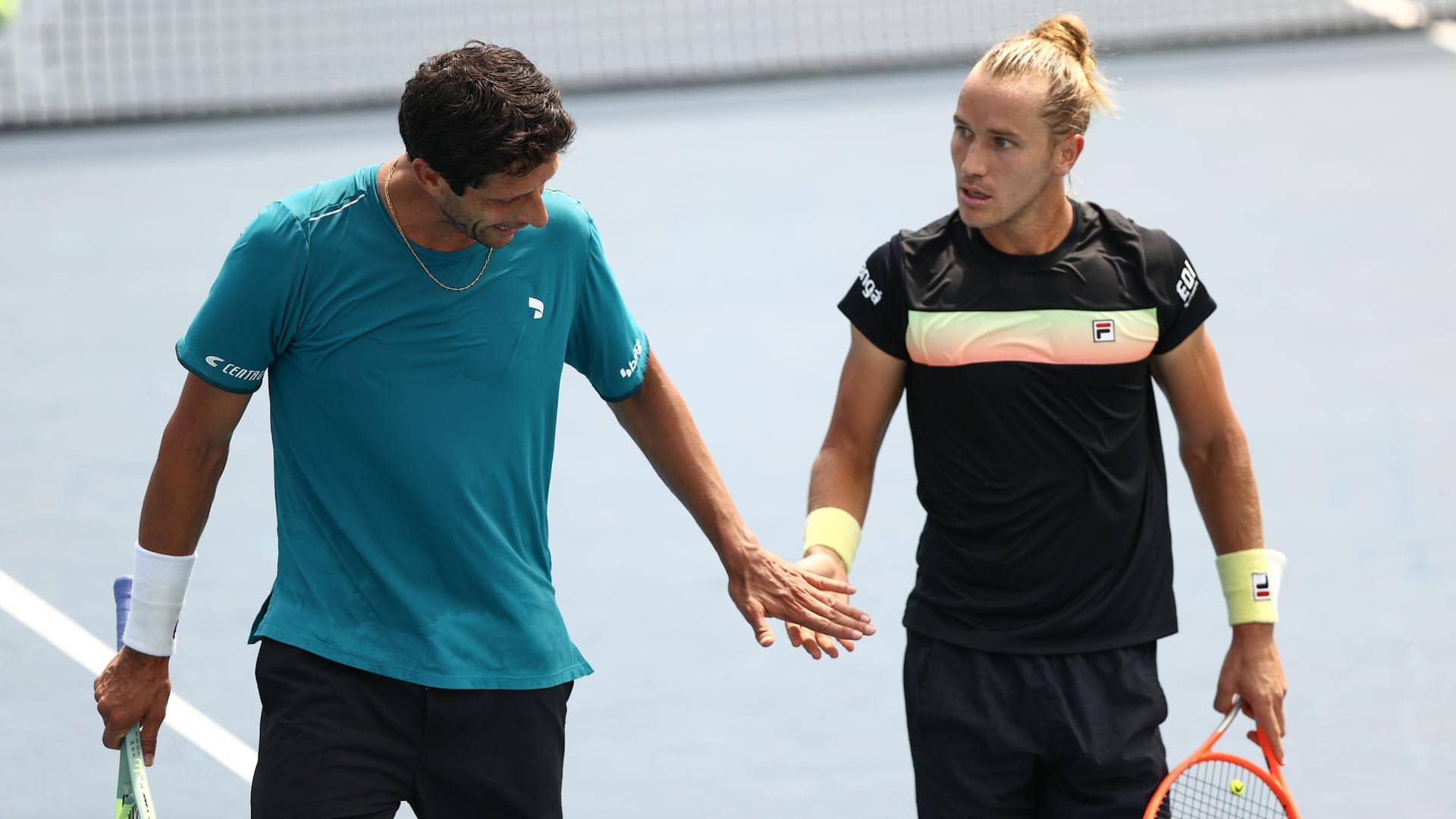 Marcelo Melo and Rafael Matos won 84 per cent of their second-serve points in the Washington semi-finals.