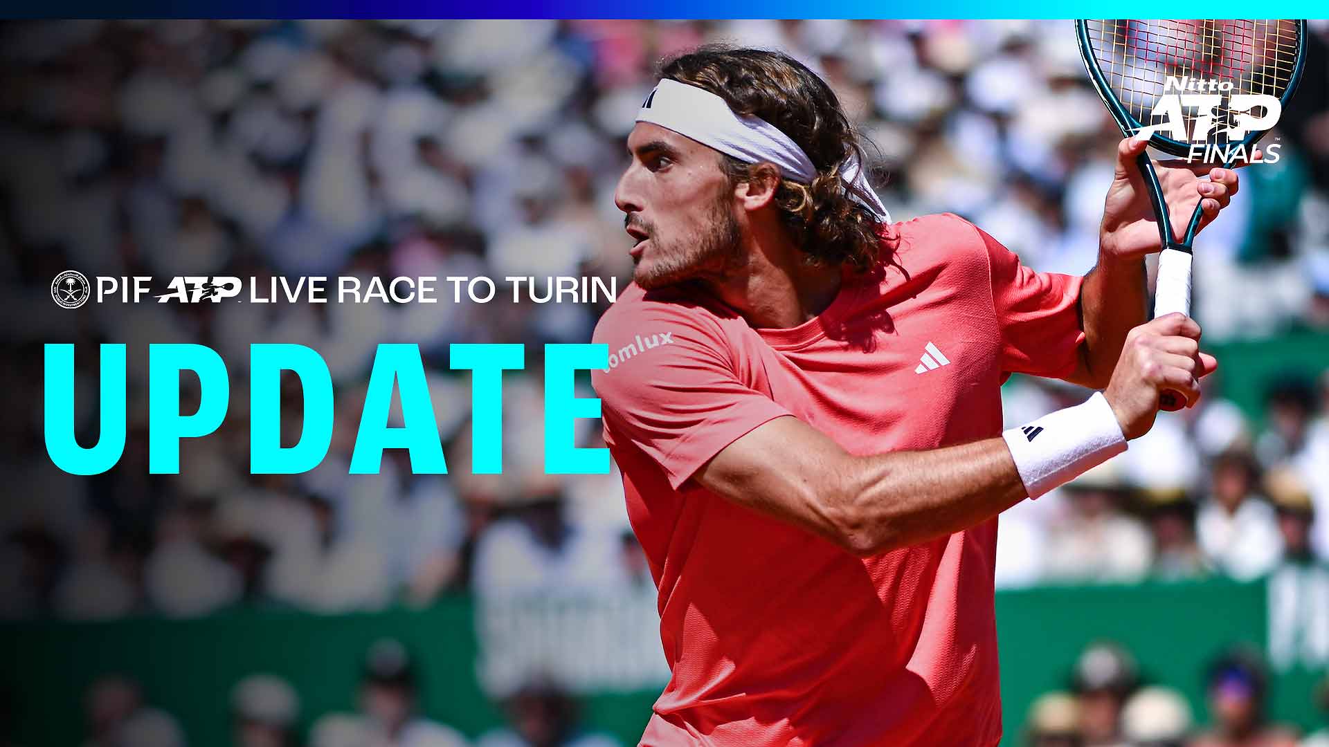 Stefanos Tsitsipas is currently eight in the PIF ATP Live Race to Turin.