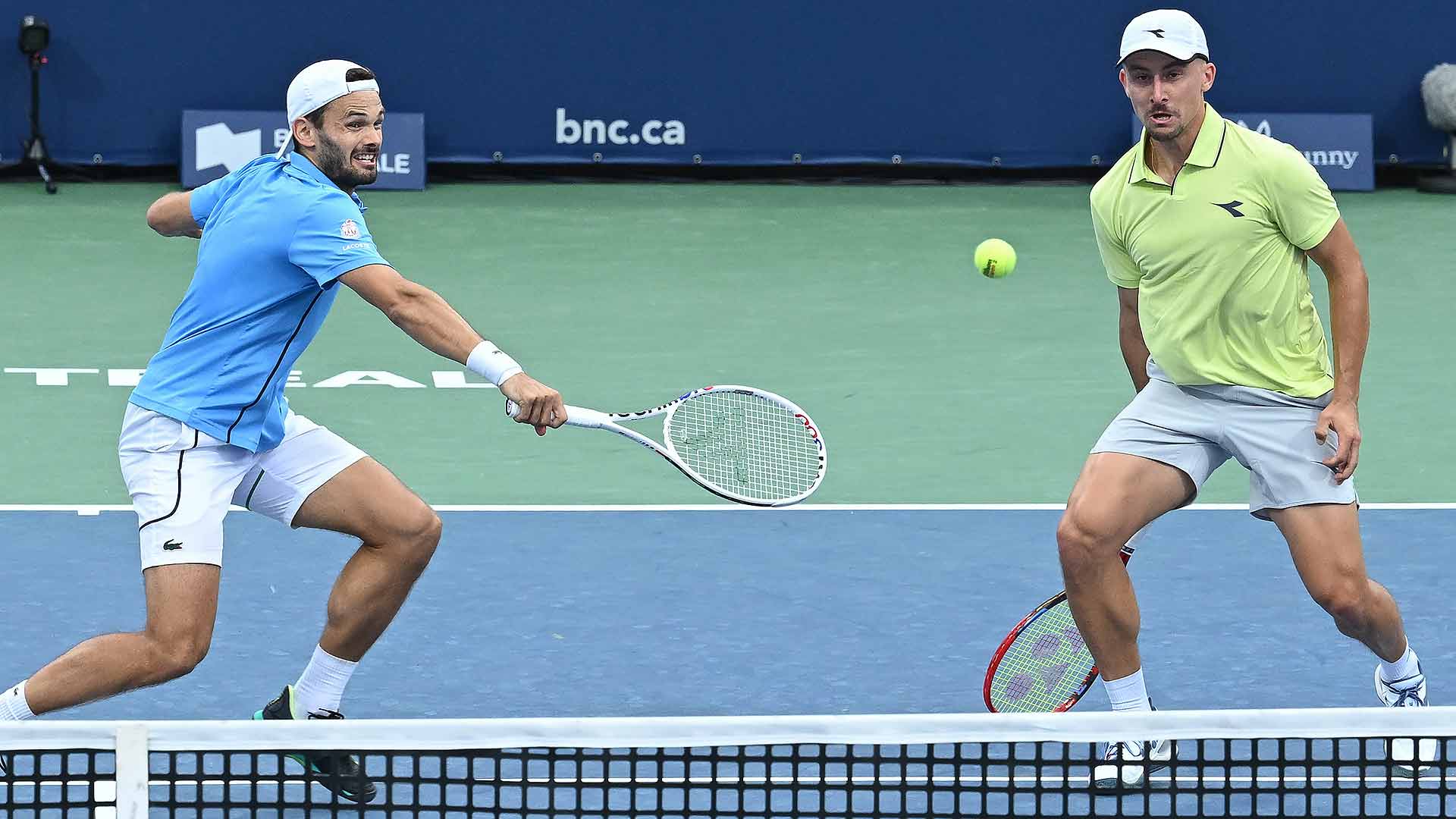 Hugo Nys and Jan Zielinski defeat Rohan Bopanna and Matthew Ebden on Thursday in Montreal.