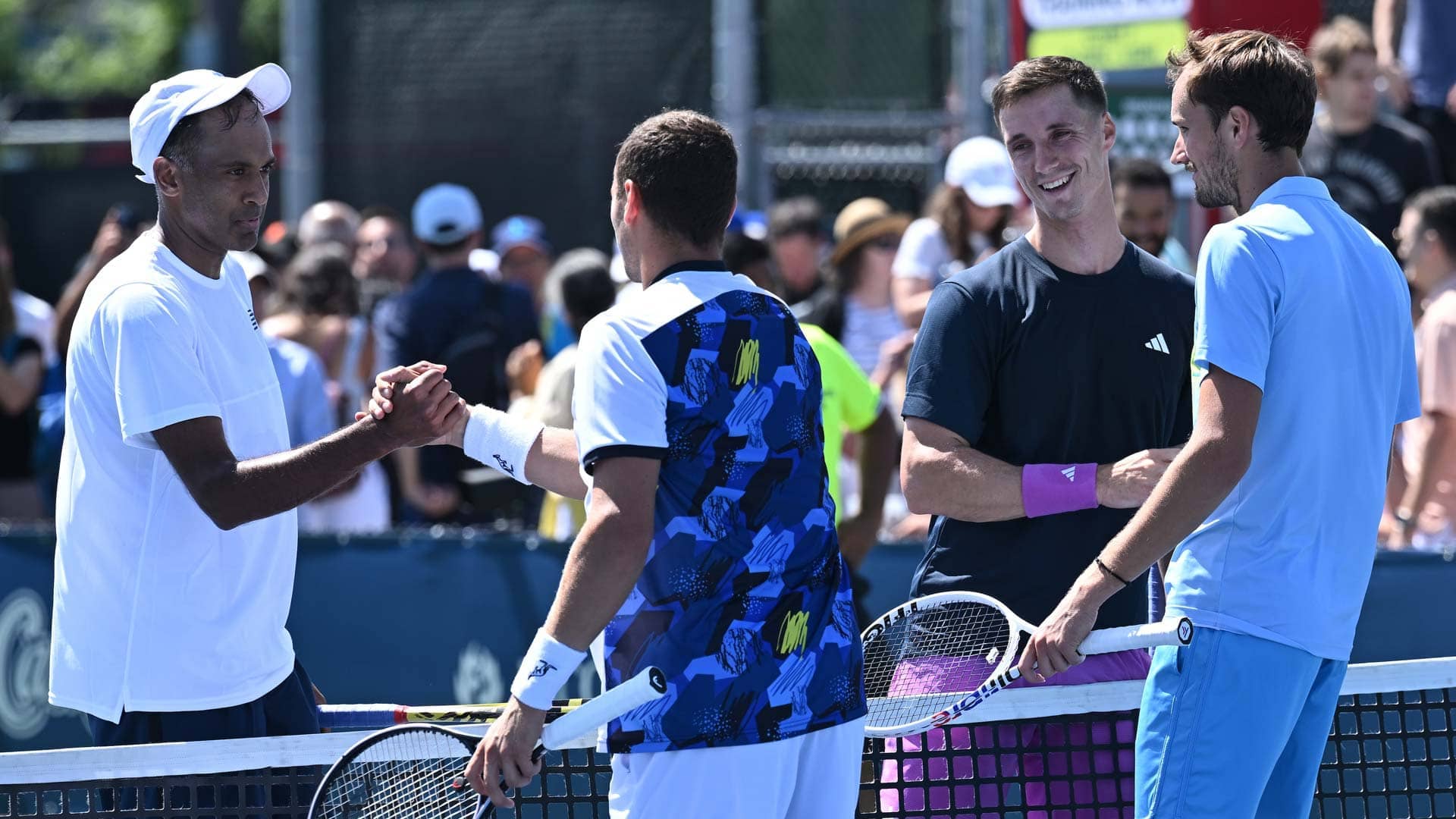 Rajeev Ram and Joe Salisbury broke serve three times in their Montreal quarter-final victory.