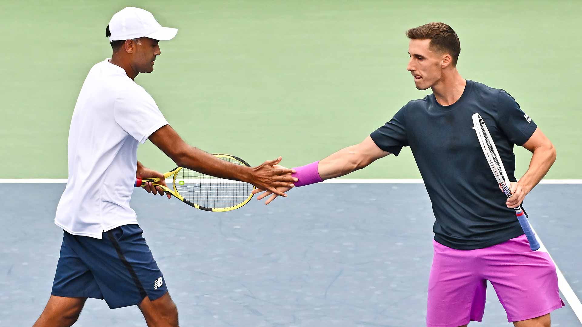 Rajeev Ram and Joe Salisbury save four match points on Sunday to reach the final in Montreal.