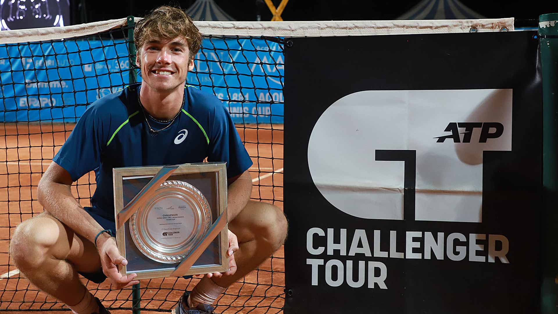 Vilius Gaubas wins his maiden ATP Challenger Tour title in Cordenons, Italy.