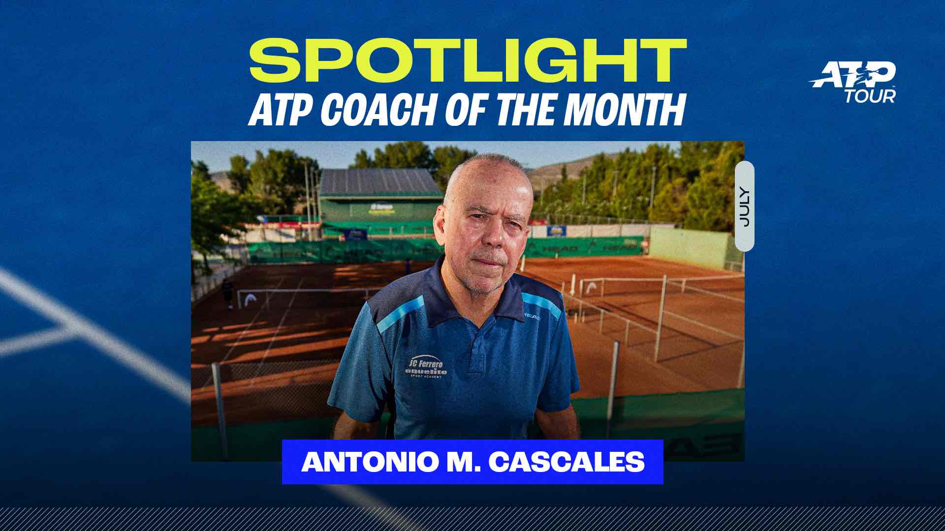 ATP Coach of the Month: Antonio M. Cascales