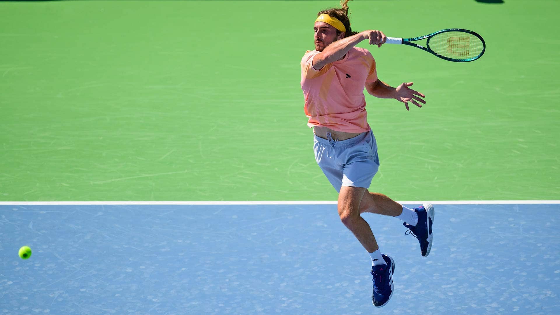 Stefanos Tsitsipas downs Jan-Lennard Struff in three sets on Wednesday at the Cincinnati Open.