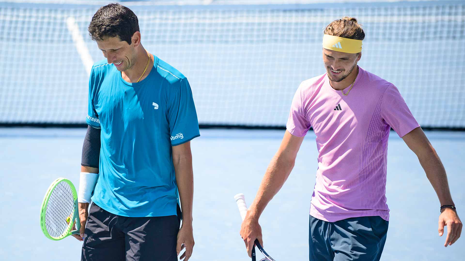 Marcelo Melo and Alexander Zverev secure first-round victory on Wednesday in Cincinnati.