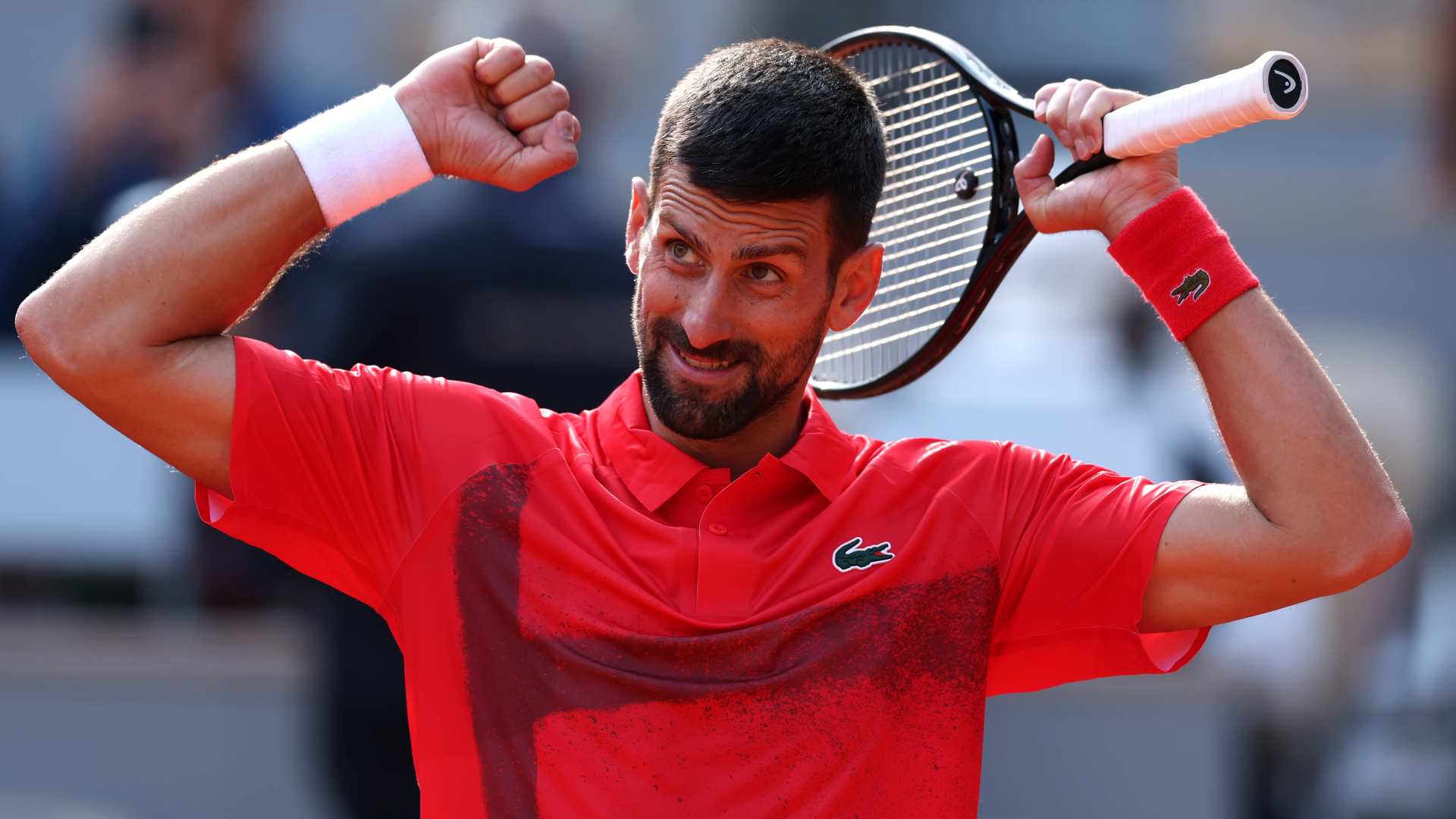Novak Djokovic defeats Cameron Norrie on Monday at Roland Garros.