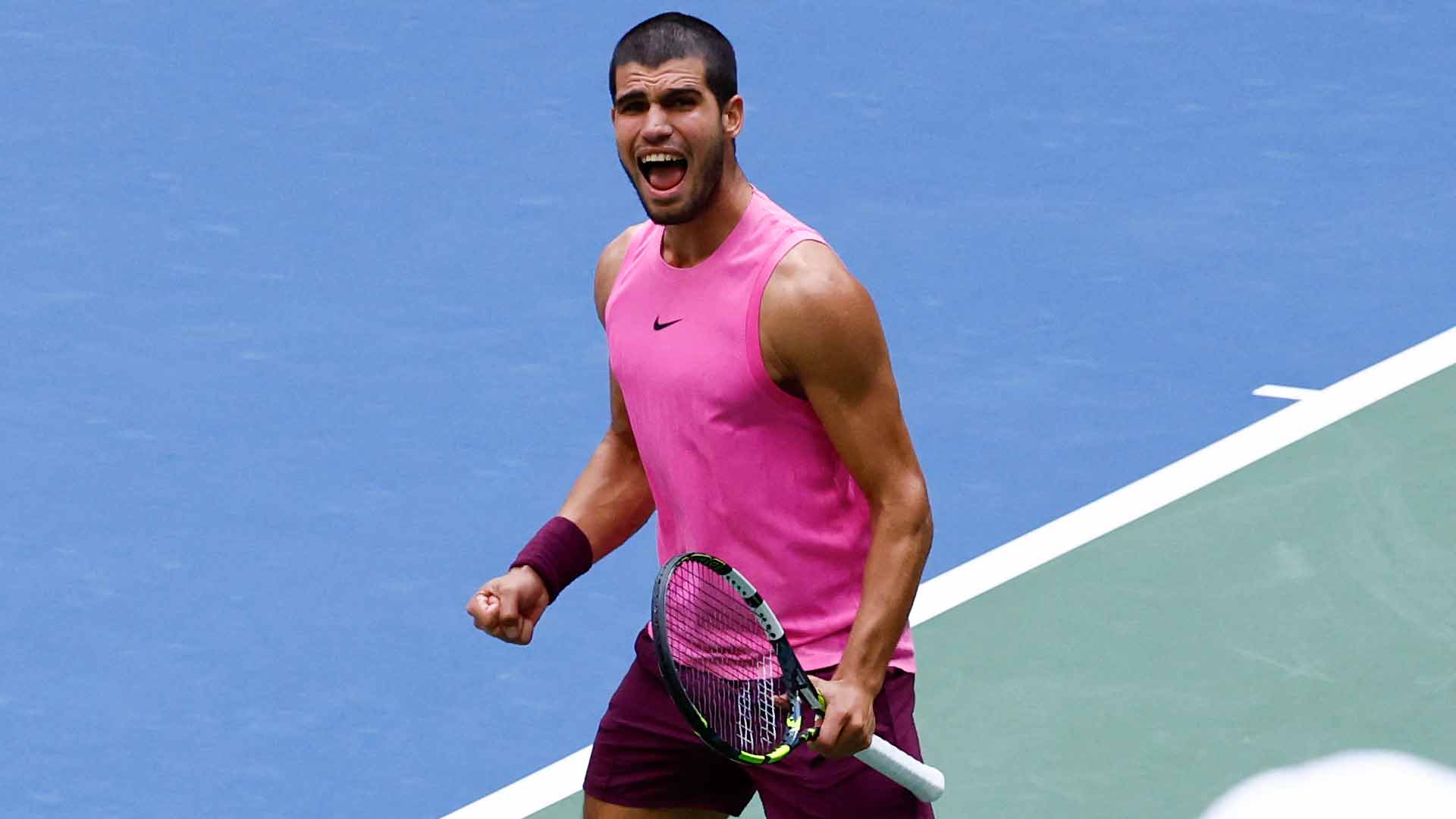 Carlos Alcaraz derrotó a Novak Djokovic en semifinales.