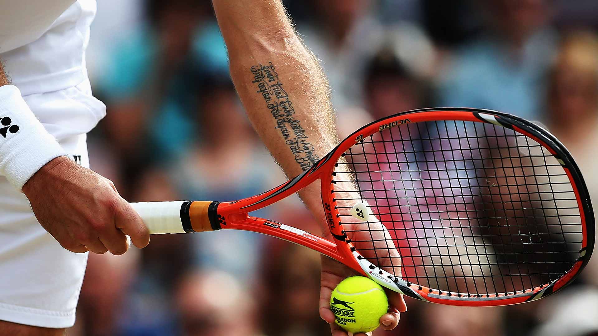 <a href='https://www.atptour.com/en/players/stan-wawrinka/w367/overview'>Stan Wawrinka</a>'s tattoo on his left arm.
